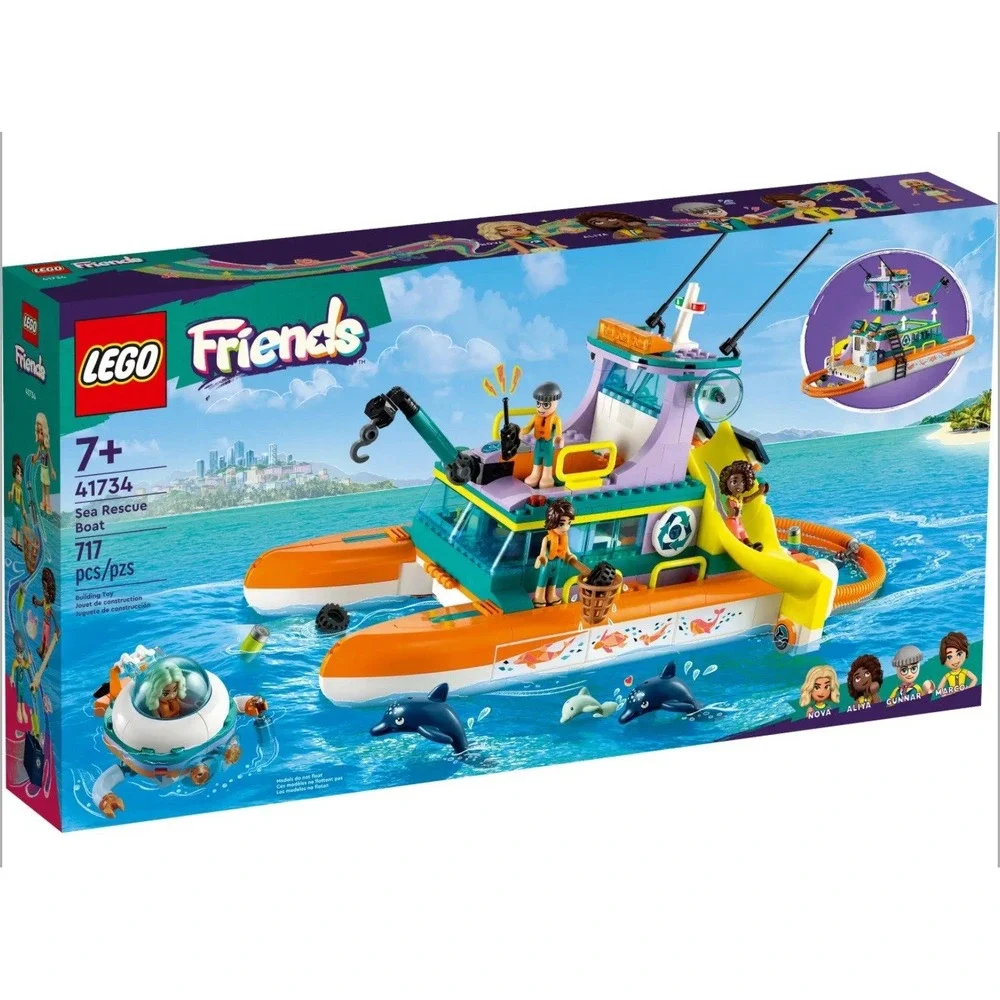 Lego Friends Sea Rescue Boat RETIRED Set #41734 RETIRED! *BRAND NEW* Mint Box!